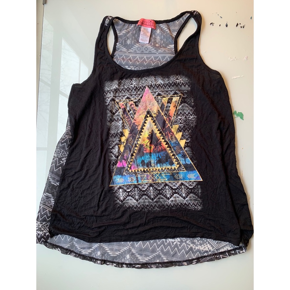 Aztec Print Tank Top